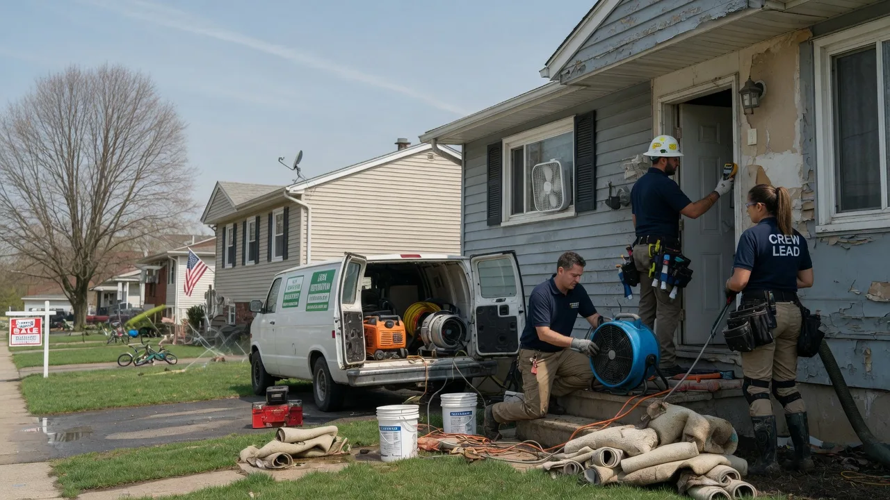 Flood Cleanup in Ewing, IL near me